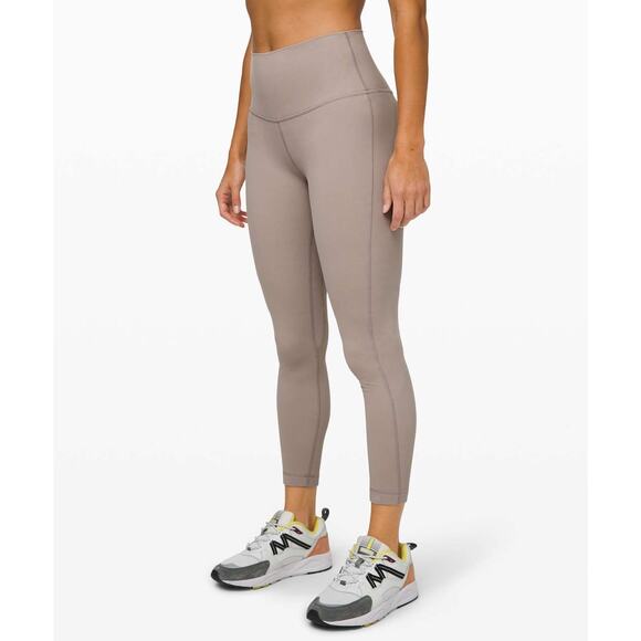 Lululemon Align Pull On High Waisted Leggings Pant II 25" Dark Chrome Gray 4 - Picture 1 of 10